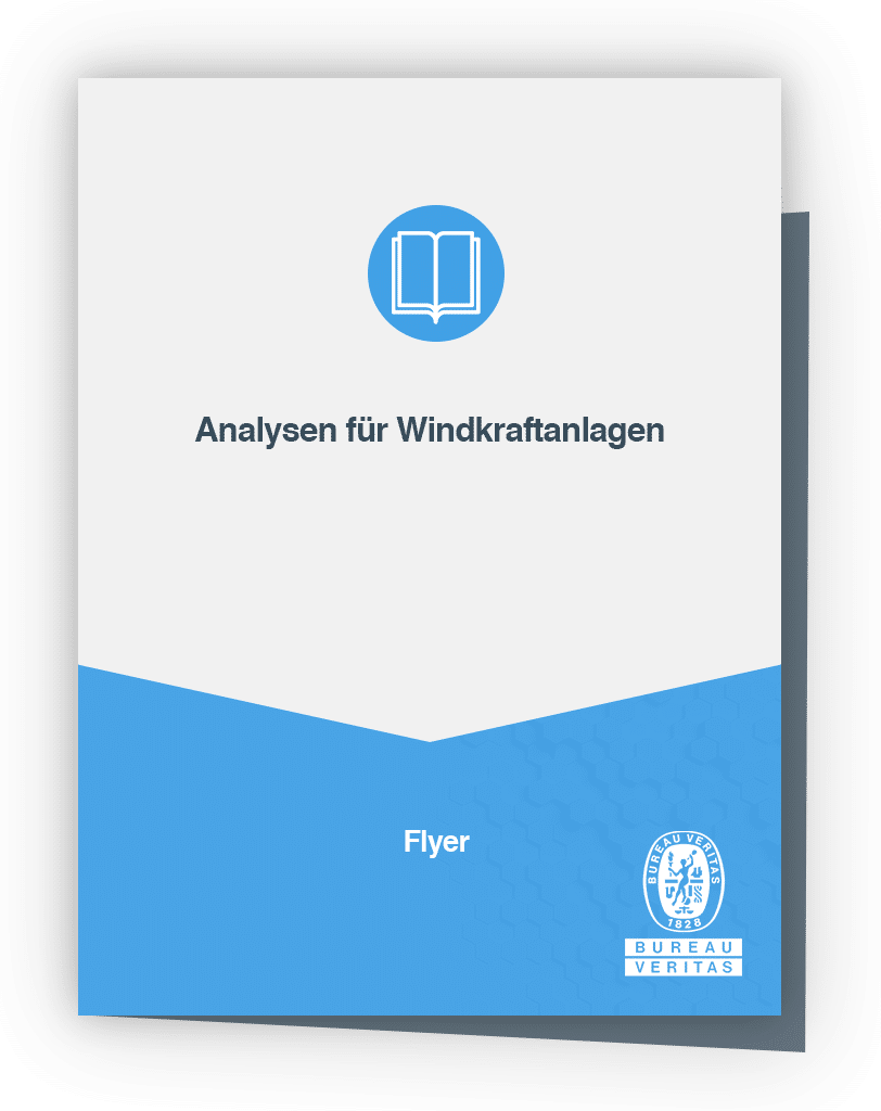 Analysen für Windkraftanlagen - Flyer